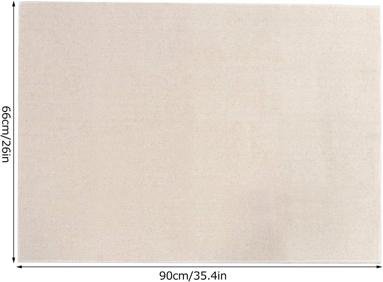 Dough Couche Proofing Cloth, Baking Couche Linen Cloth Cotton Fabric for Bread Dough Baking, Shaping Tool for Baguettes, Loaves, Ciabatta, Bread Couche(66 * 90cm) - Image 6